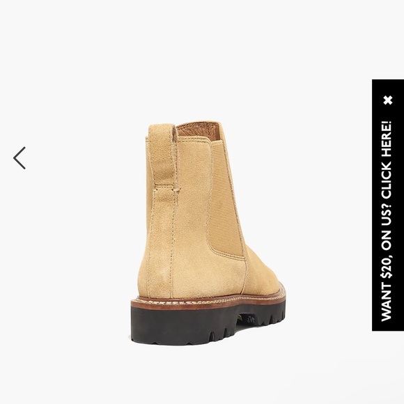 Not for sale: Madewell Leather and Suede Light Tan Boot - Picture 9 of 11
